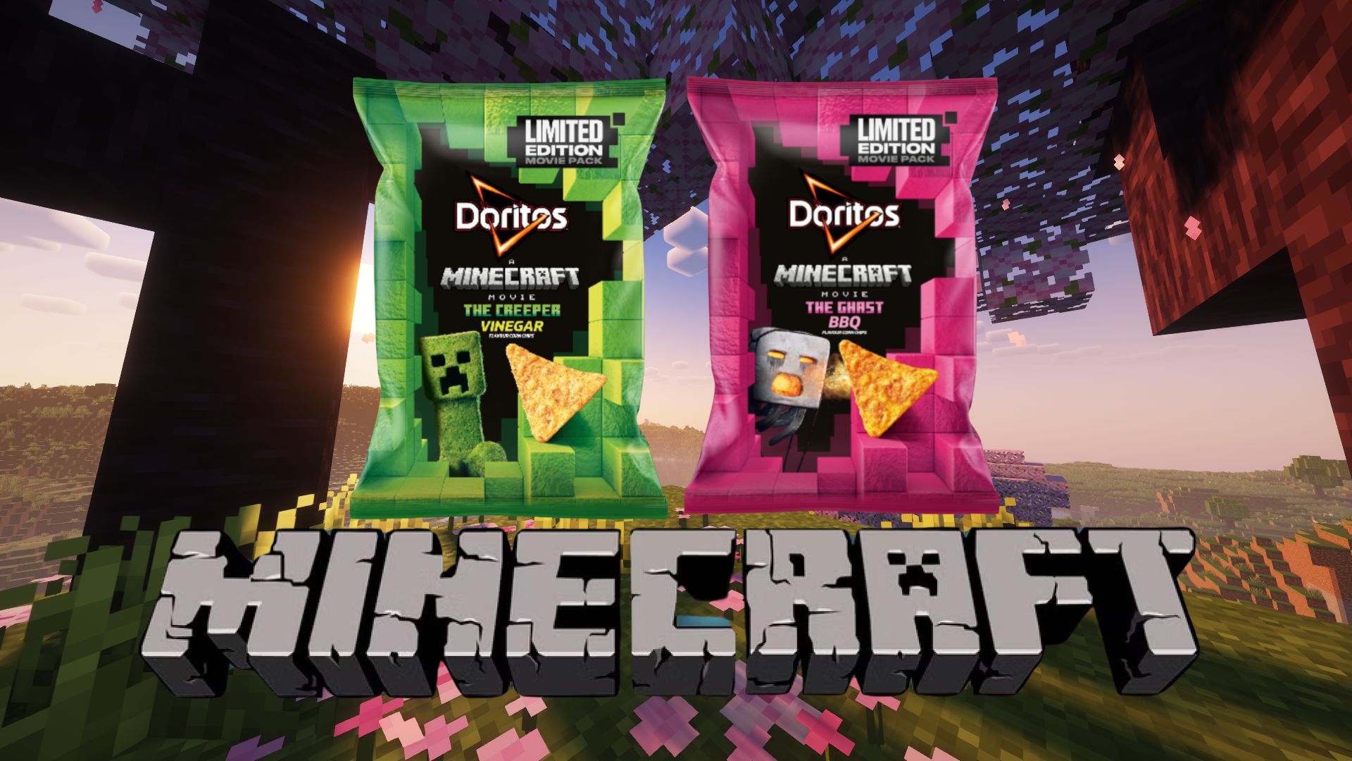 Doritos Creeper Vinegar Limited Edition Minecraft Movie Pack 180g