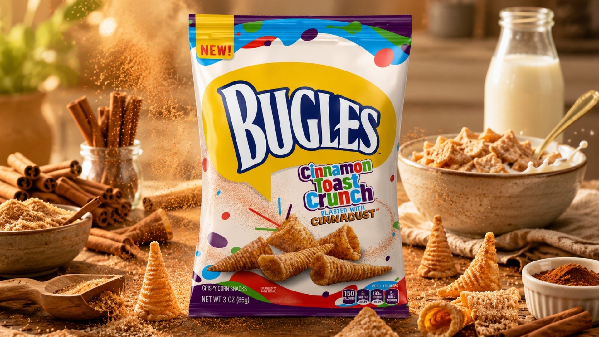 Bugles Cinnamon Toast Crunch 85g