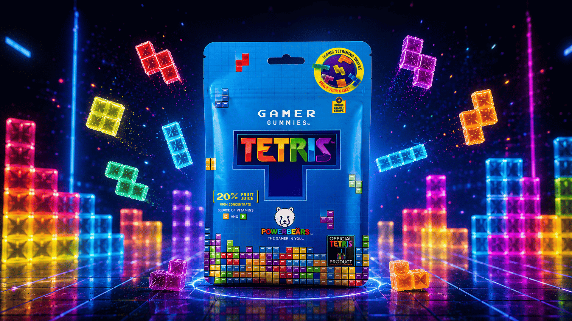 Fandom Snacks Tetris Gummies 125g