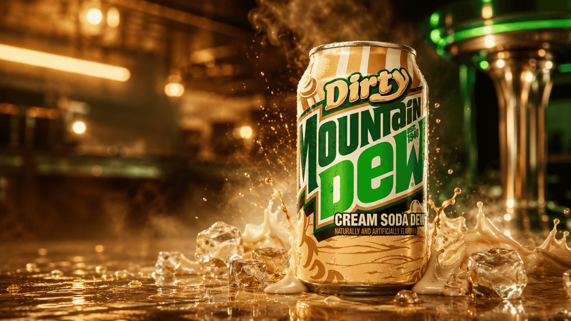Mountain Dew Dirty Cream Soda 355ml