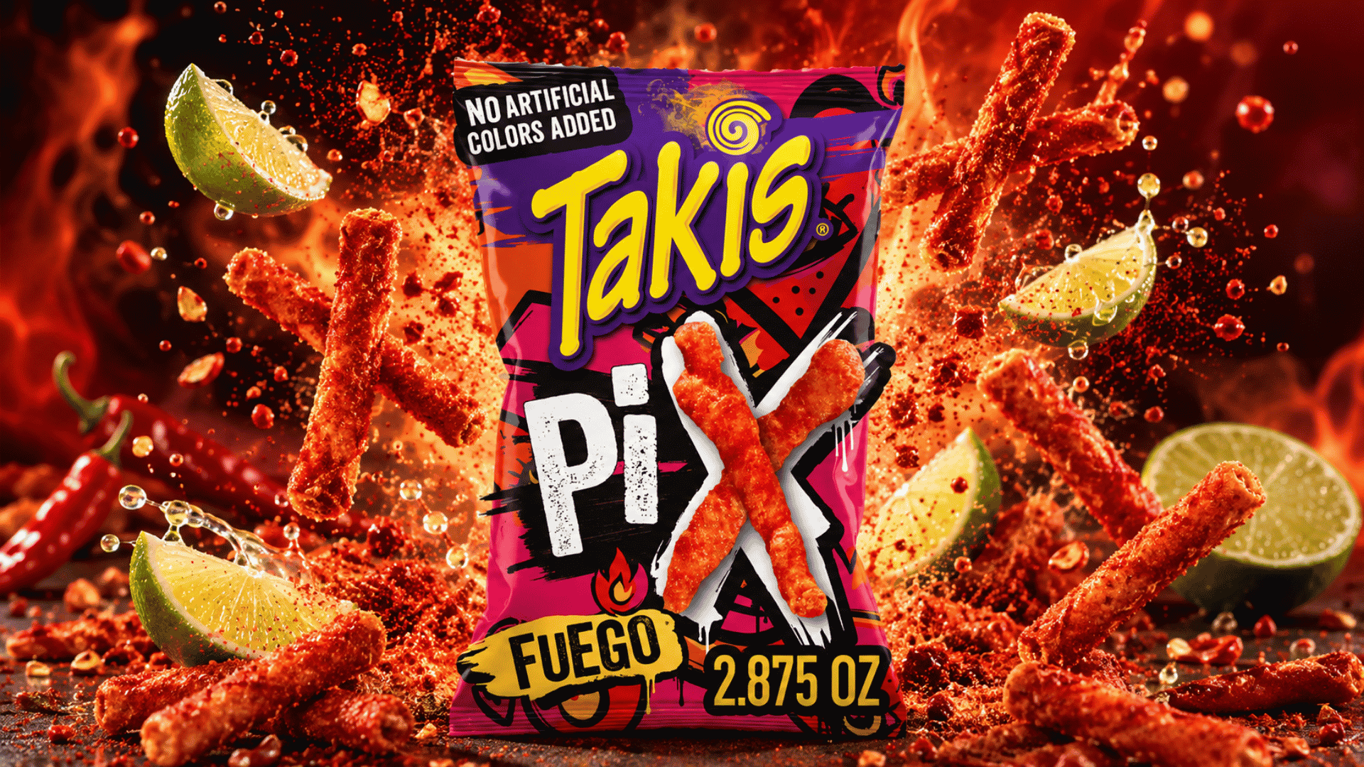 Takis PIX Fuego USA 82g