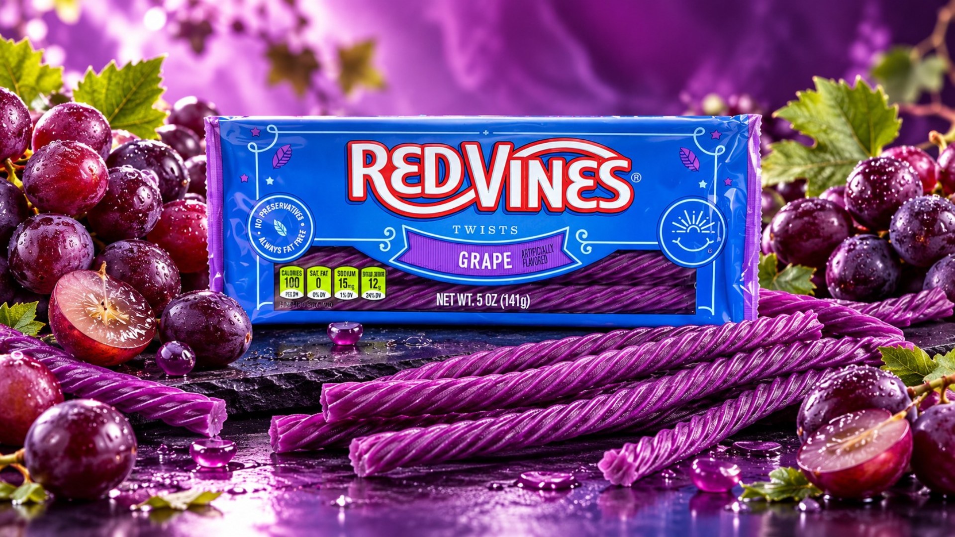 Red Vines Grape Vines Twists 141 g