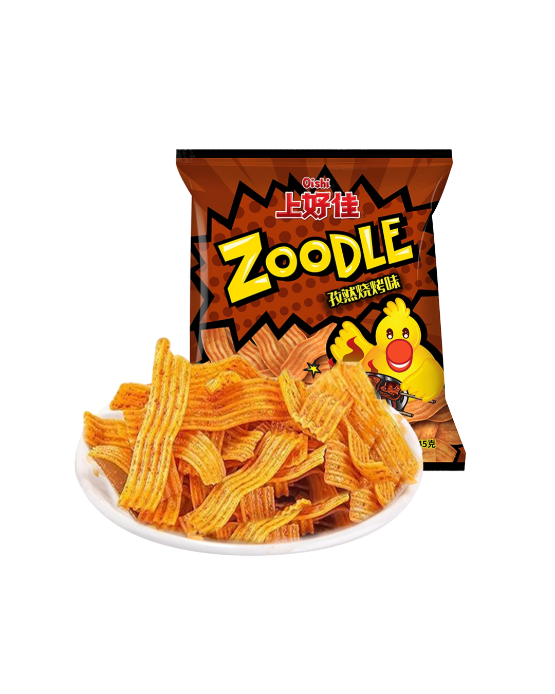 Oishi Zoodle BBQ Flavor Snack 42g 