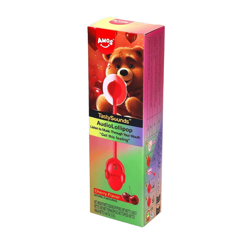 TastySounds Get The Feeling Audio Lollipop Cherry Flavour 12g