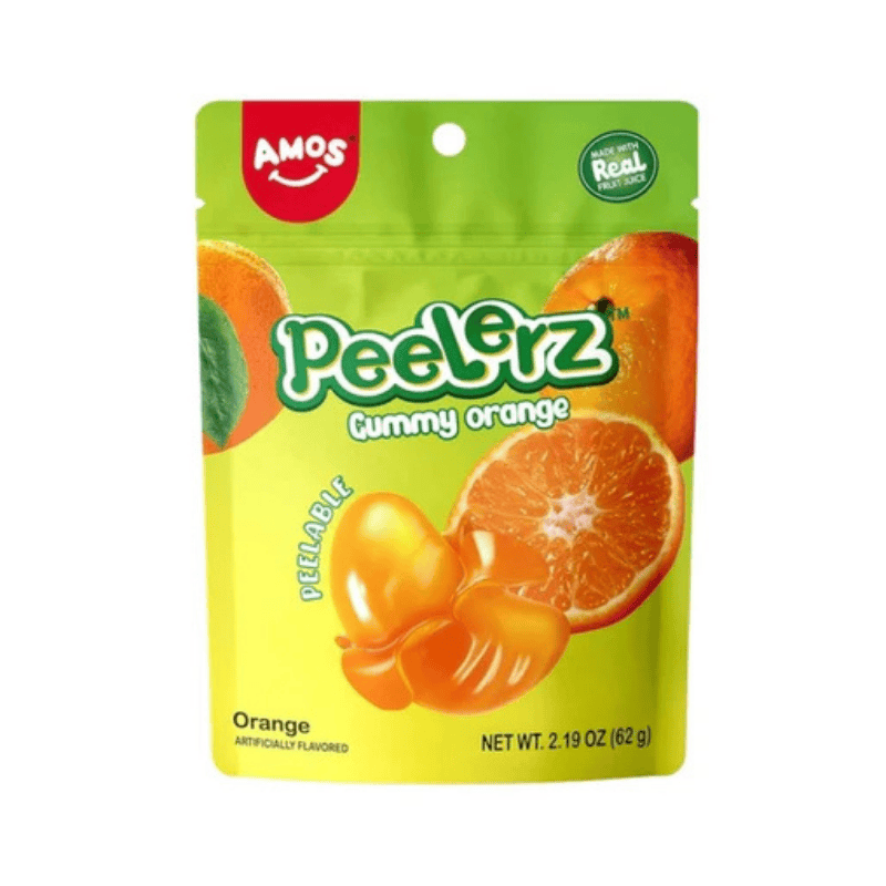 Amos Peelerz Gummy Candy Orange 65g
