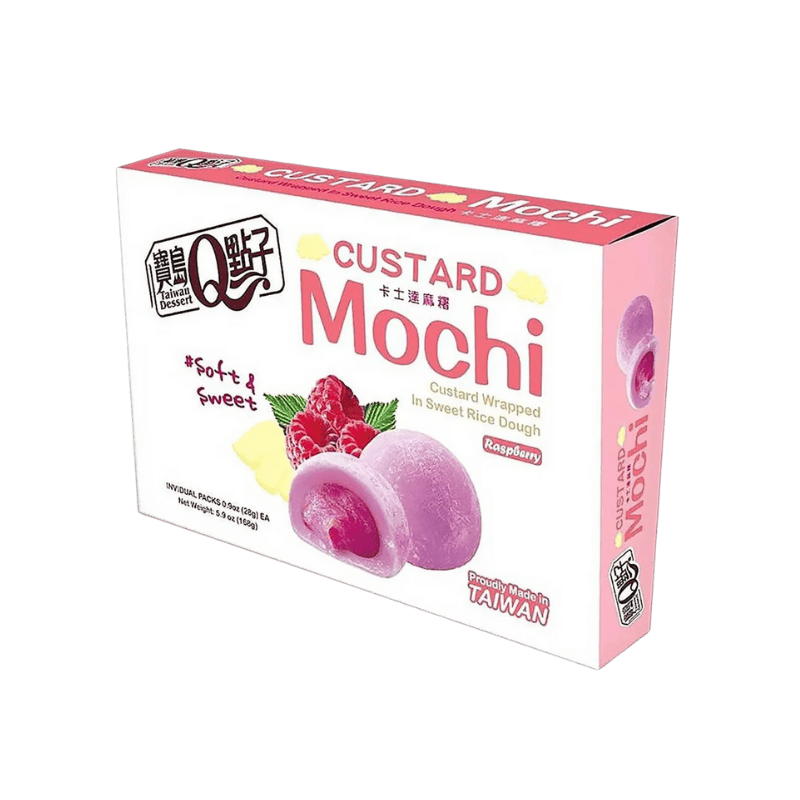 TW Q Custard Mochi Raspberry 168g