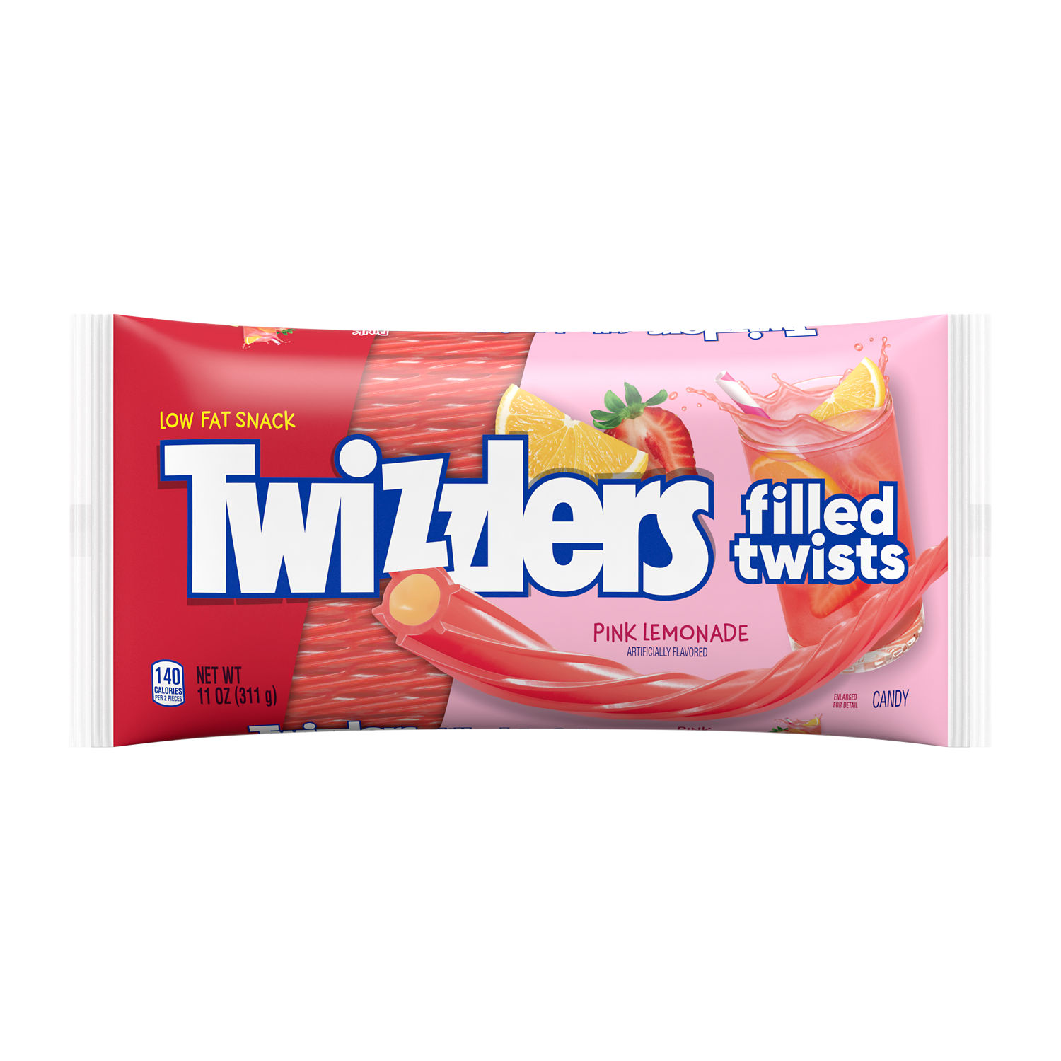 Twizzlers Pink Lemonade Filled Twists  311gr