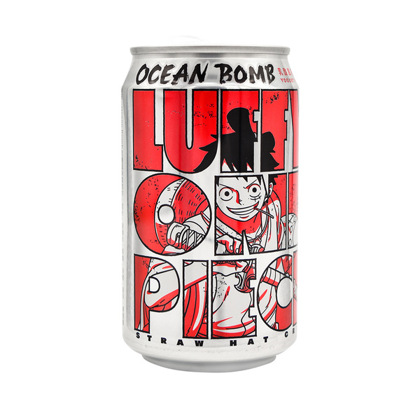 OCEAN BOMB ONE PIECE LUFFY SPARKLING DRINK YOGURT FLAVOR 330ml