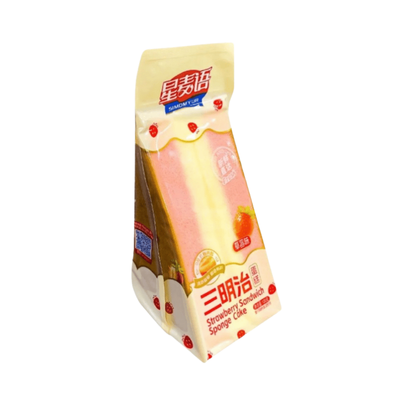 Strawberry Flavoured Sandwich Cake 100g