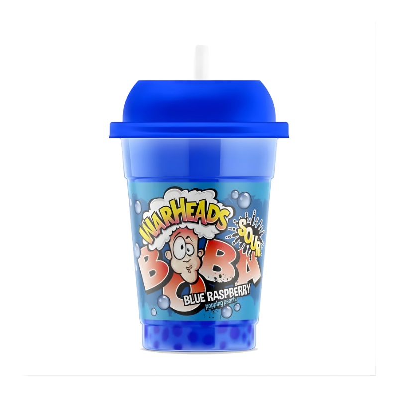 Warheads Boba Sour Blue Raspberry 400ml