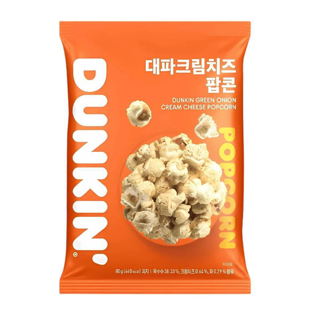 Dunkin Green Onion Cream Cheese Popcorn Asian 80gr