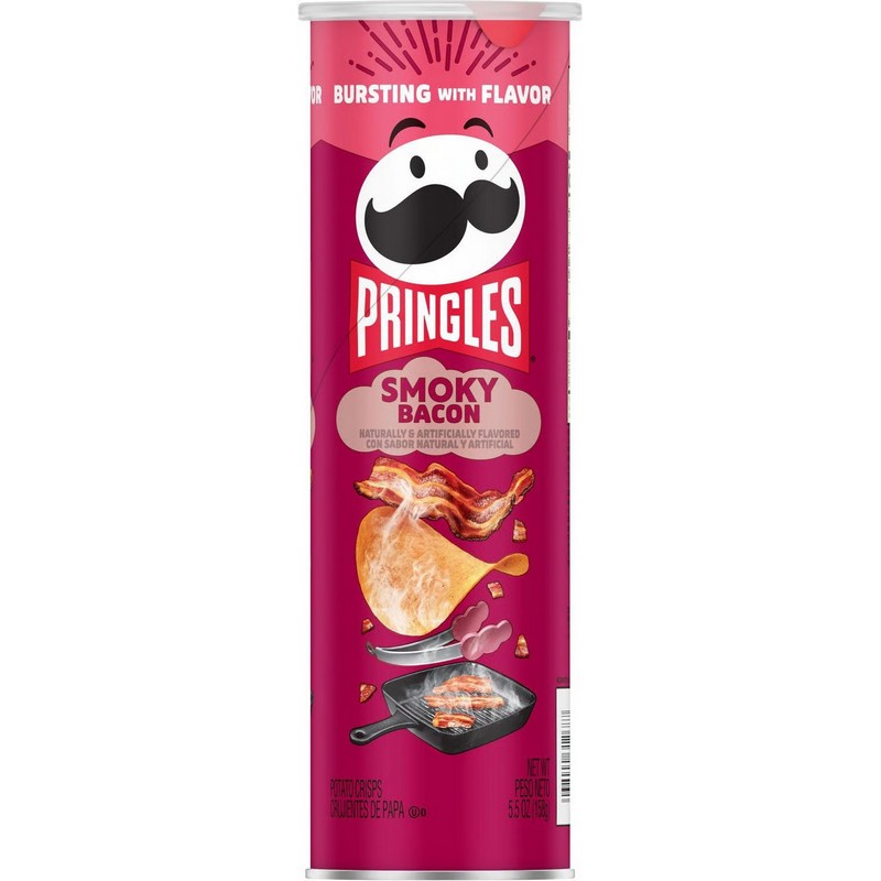 Pringles Smoky Bacon 156g