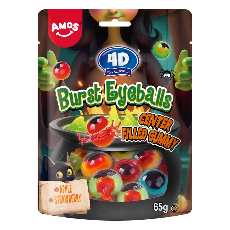 Amos 4D Burst Eyeballs Gummy 65g