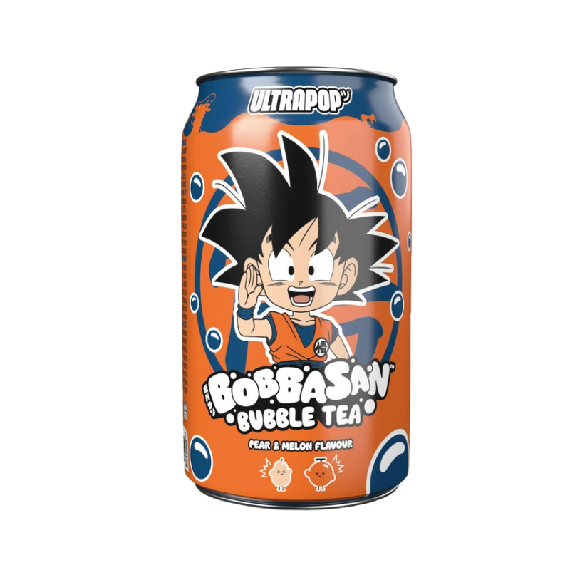 Bobbasan Goku Dragon Ball Bubble Tea Pear & Melon Flavor 320ml