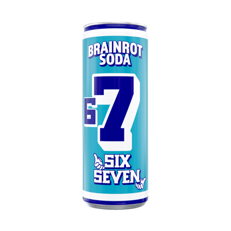Brainrot Soda Six Seven Blue 250ml