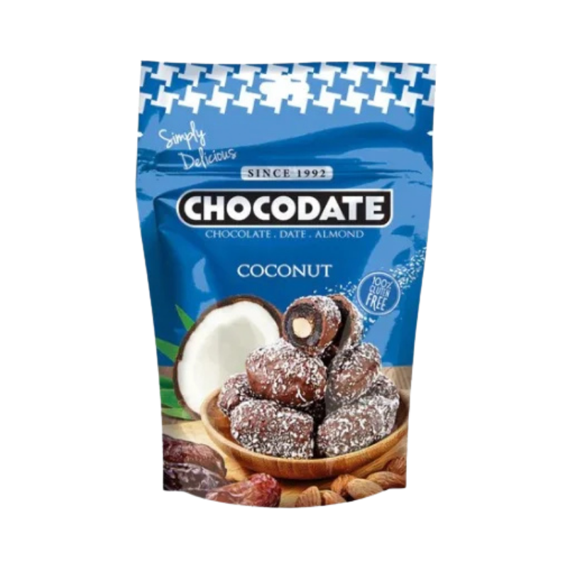Chocodate Coconut & Chocolate Coated Dates 90g