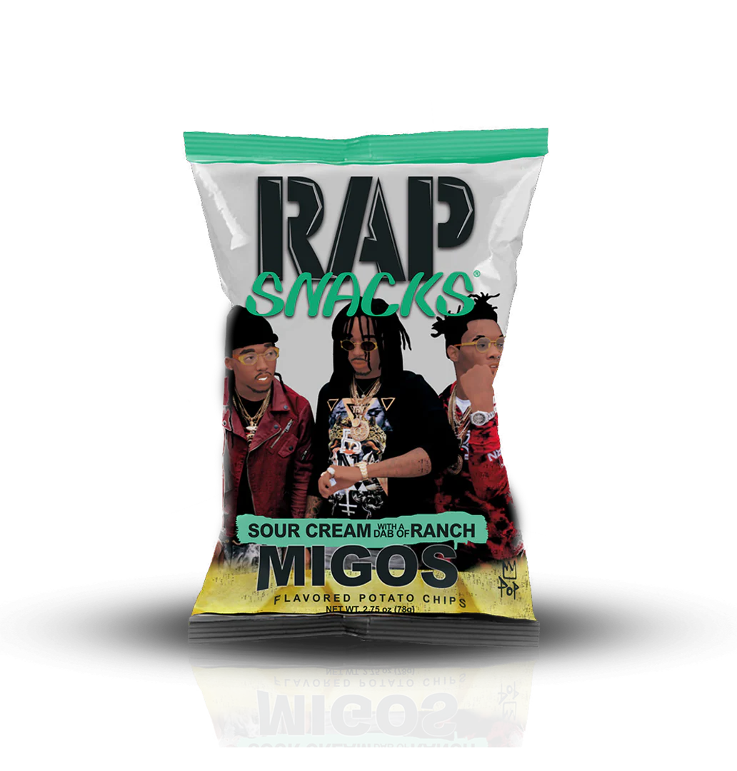 Rap Snacks ''Migos'' Sour cream Chips | E-Snacks