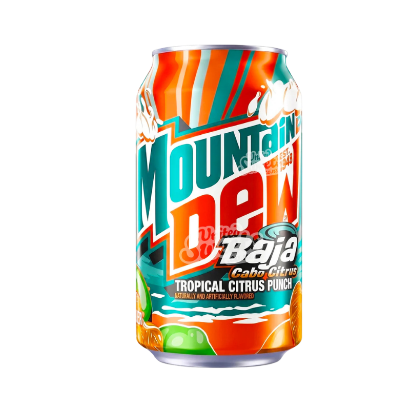 Mountain Dew Baja Cabo Citrus Tropical Citrus Punch 355ml