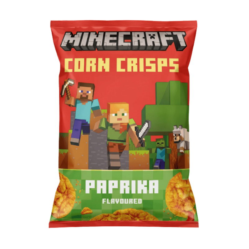 Minecraft Corn Crisps Paprika 60g