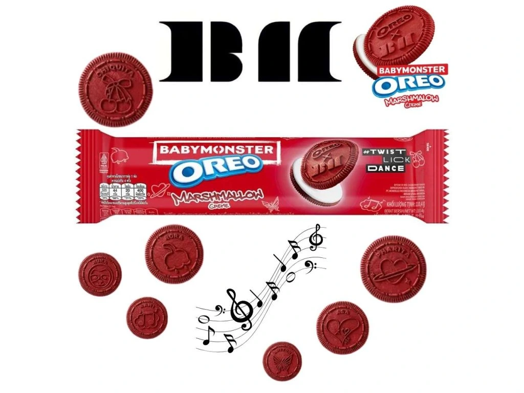 Oreo BABYMONSTER Marshmallow Creme Limited Edition 110,4g THA