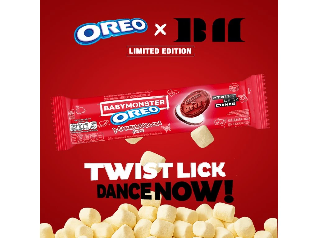 Oreo BABYMONSTER Marshmallow Creme Limited Edition 110,4g THA