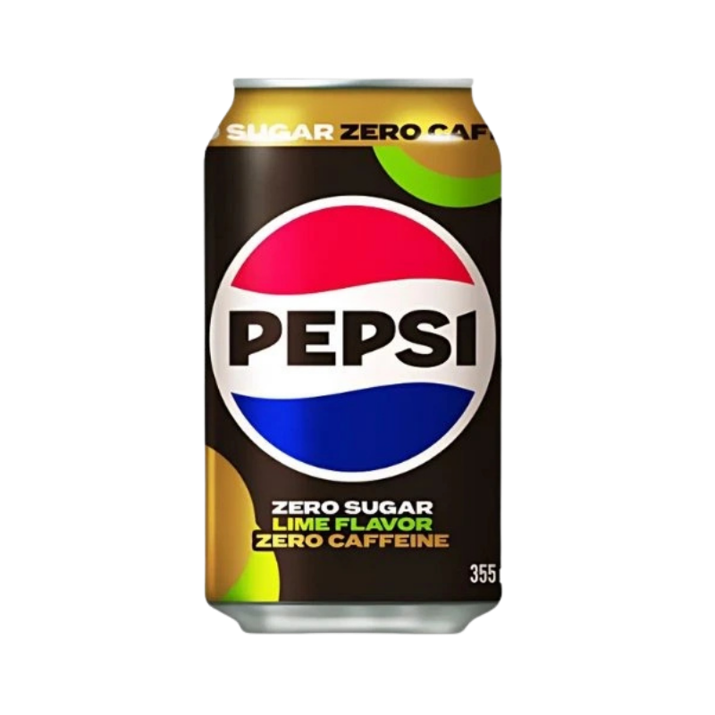 Pepsi Zero Sugar Zero Caffeine Lime 355ml Korean Edition