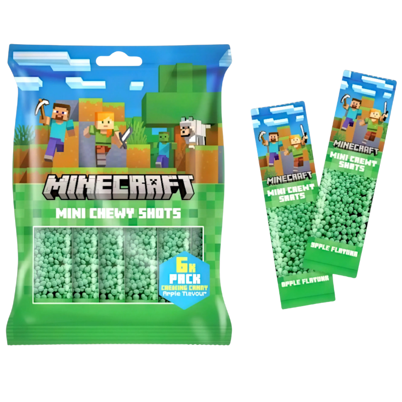 Minecraft Mini Chewy Shots 6x15g