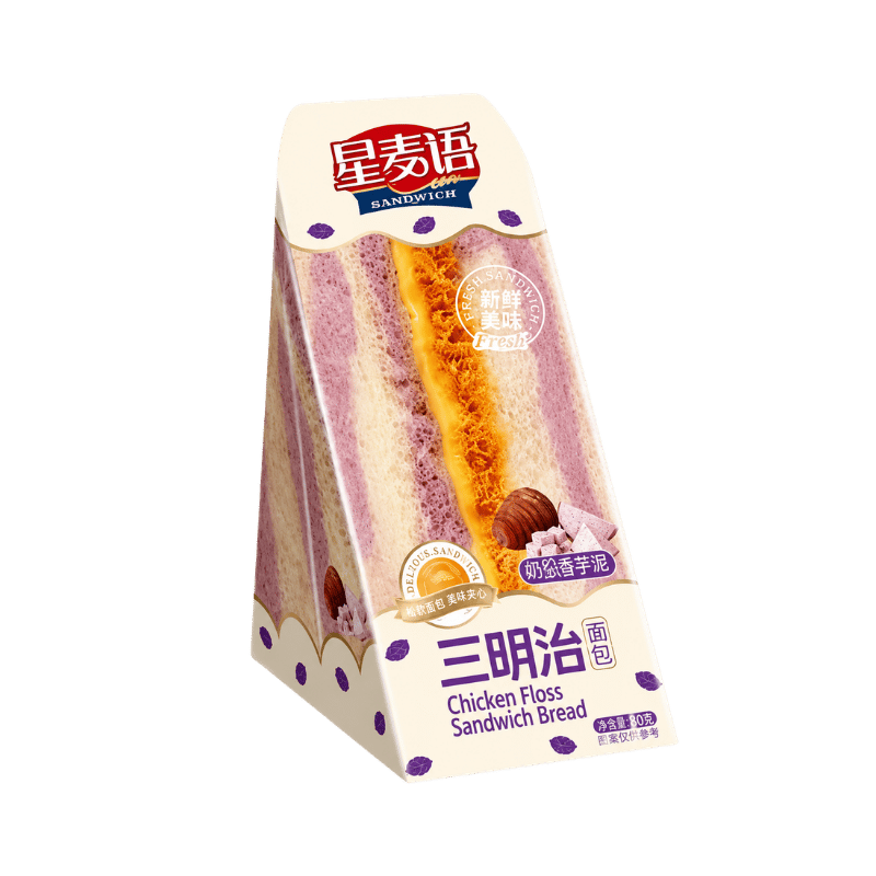 Chicken & Taro Paste Sandwich Bread 65g