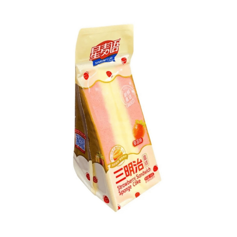 Strawberry Flavoured Sandwich Cake 100g