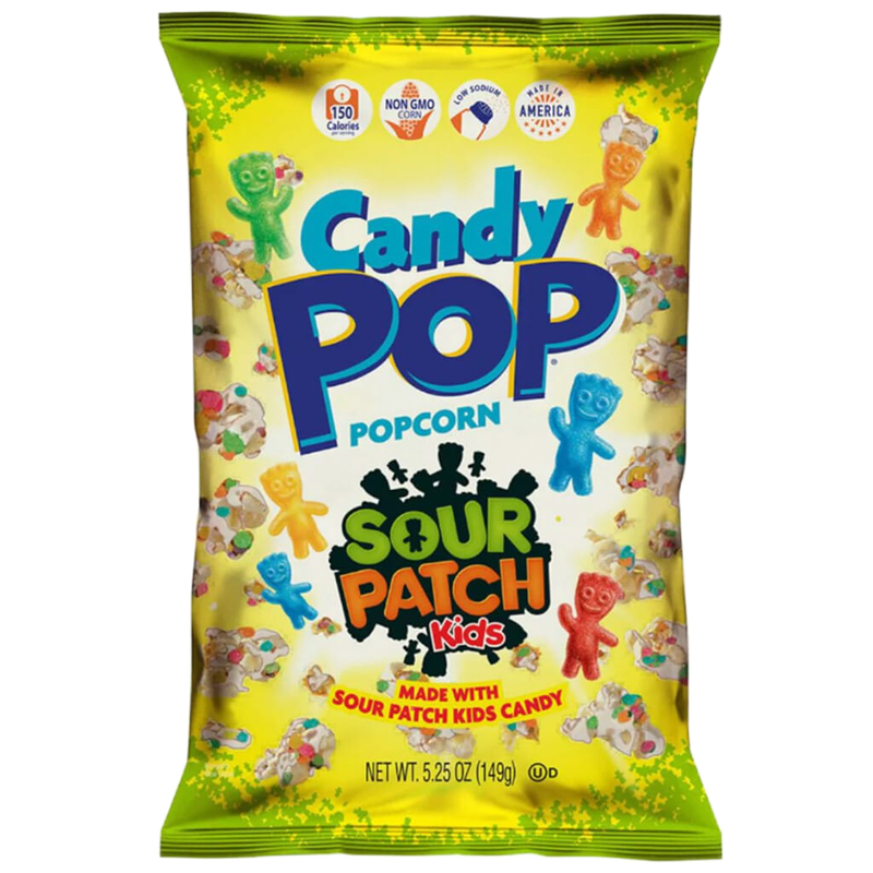 Candy Pop Sour Patch Popcorn 149gr | E-Snacks