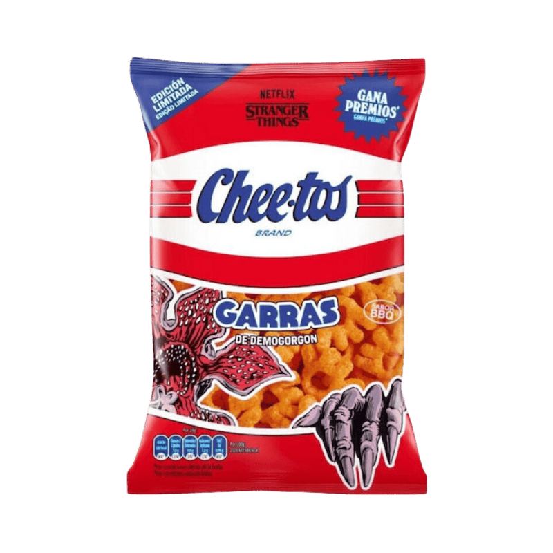 Cheetos Garras Curly Snack Demogorgon Stranger Things 75g