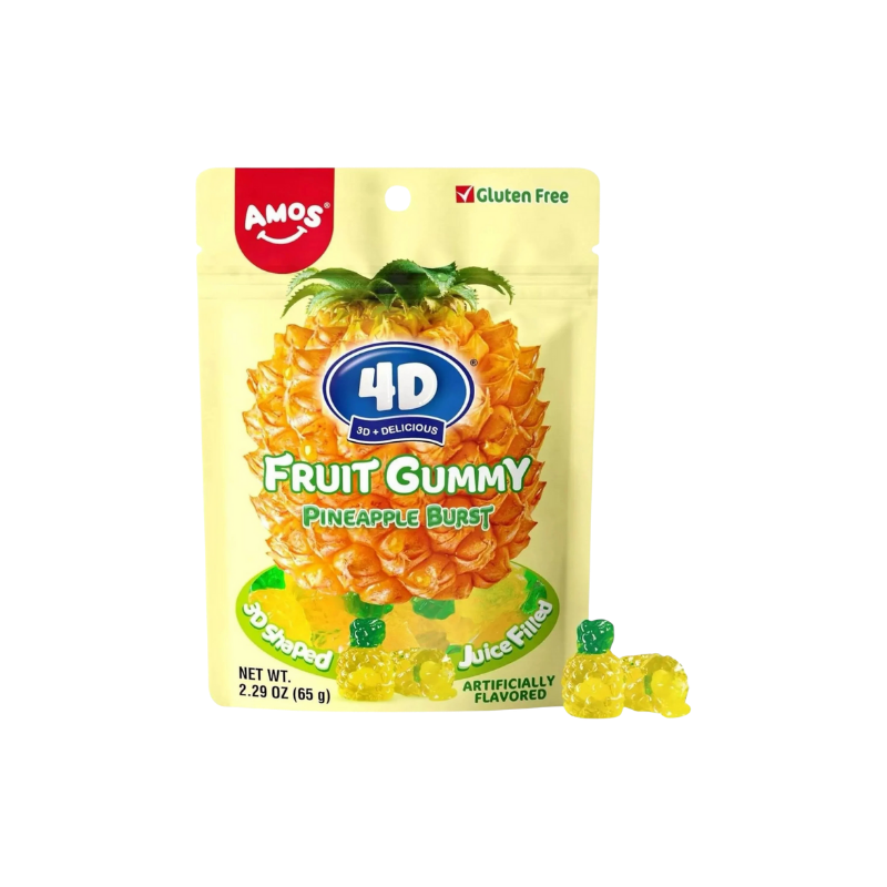 Pineapple Burst Fruit Gummy 65gr