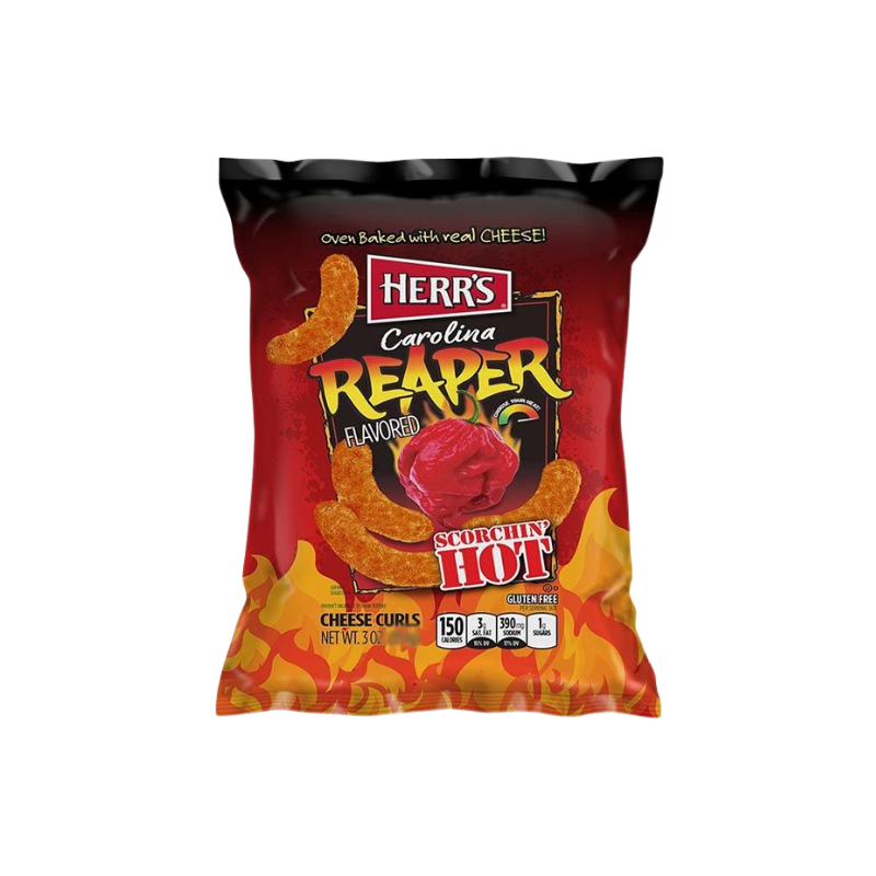 Herr’s Carolina Reaper Cheese Curls 28g