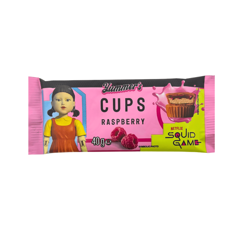 Squid Game Milk Chocolate Raspberry cups