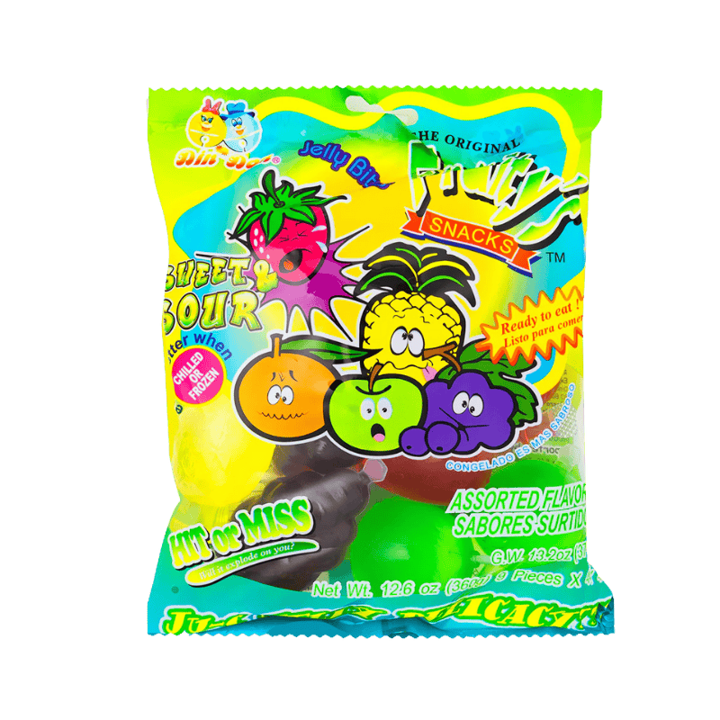 Sweet Sour Fruitys Ju-C Fruit Jellies 40 gr