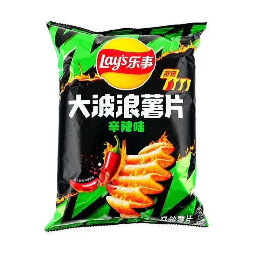 Lay's Big Wave Spicy Flavor Potato Chips 70g
