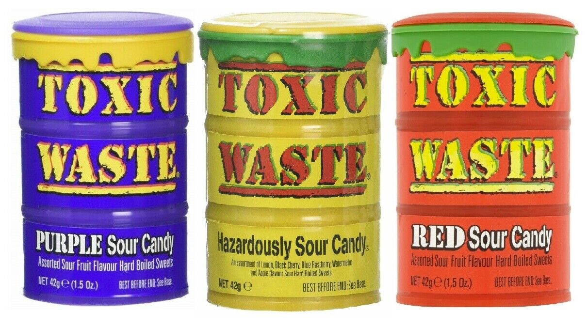 Toxic Waste Colored Drums 42gr