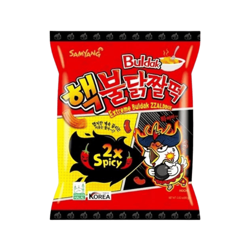 Samyang Buldak Zzaldduk 2x Spicy Snack 80g