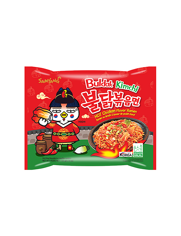 Buldak Hot Chicken Ramyeon (Kimchi) - 135g