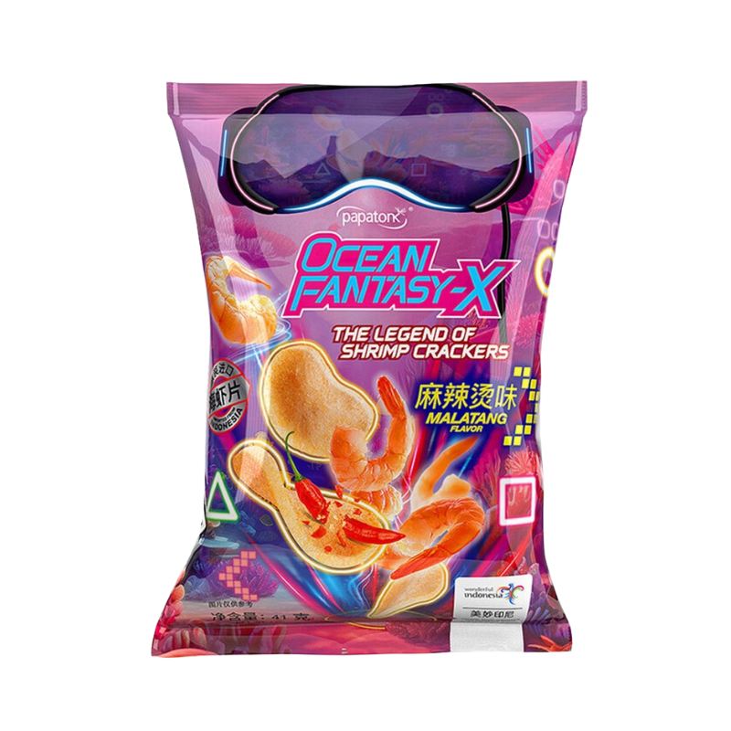 Ocean Fantasy-X Shrimp Crackers Malatang Spicy 41g