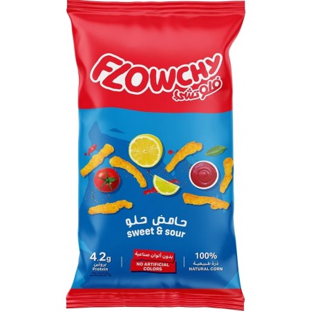 Flowchy Crunchy Puffed Corn Sweet & Sour 70g