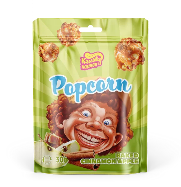 Krusty Krunch Baked Cinnamon Apple Popcorn 30g