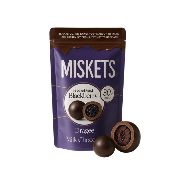 Miskets Milk Chocolate Coated Blackberry 96g