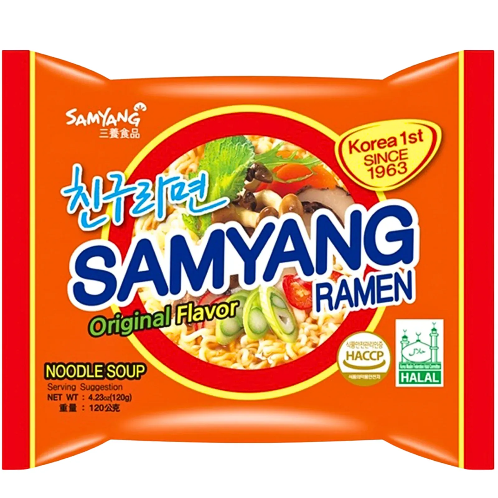 Samyang Original Korean Ramen Noodles 120gr