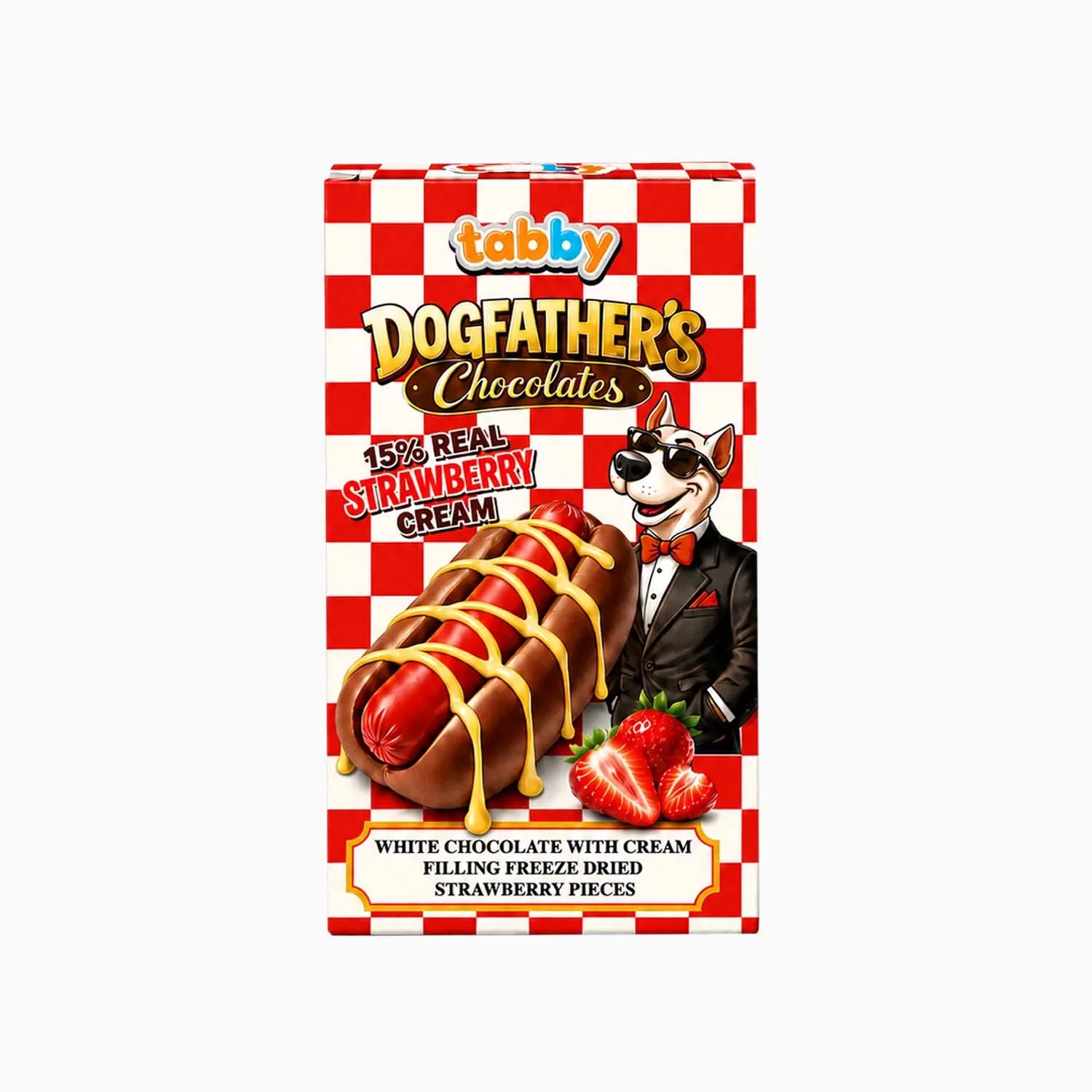 Tabby Fathers Hotdog Strawberry 40g