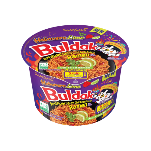 Samyang Buldak Hot Chicken Ramen Habanero Lime Big Bowl 110g