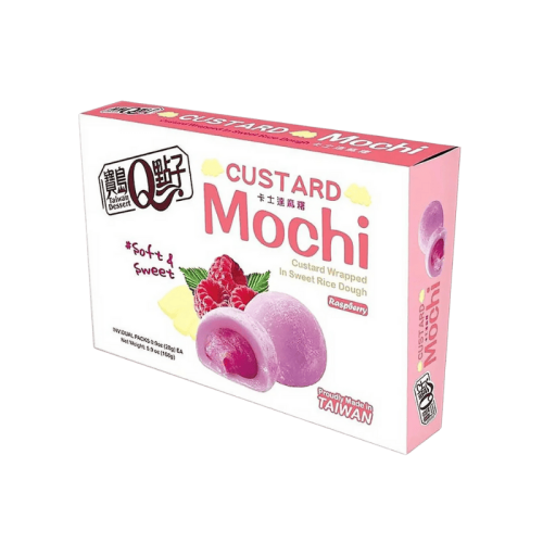 TW Q Custard Mochi Raspberry 168g