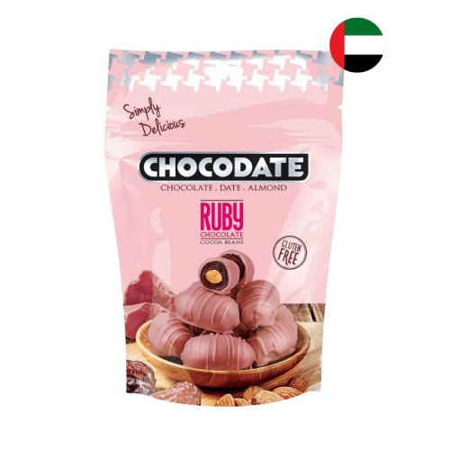 Chocodate Exclusive Ruby Rich Silky Chocolate 90g