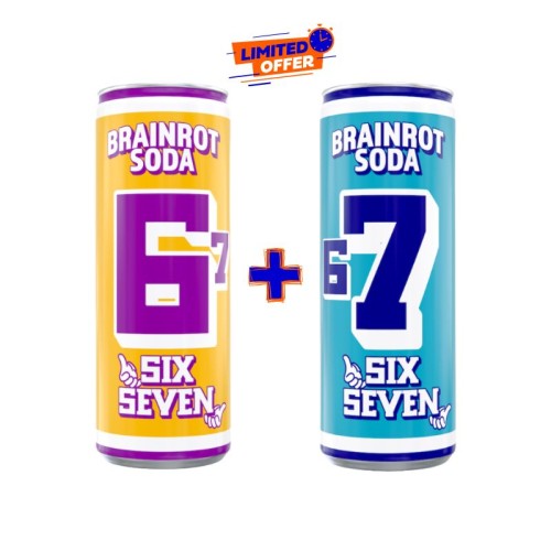 Brainrot Soda Six Seven Duo Pack 2x250ml