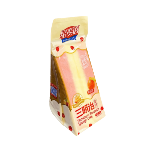 Strawberry Flavoured Sandwich Cake 100g
